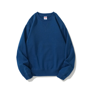 Sudadera de Algodón Grueso para Hombre, Sudadera de Cuello Redondo de Invierno con Tejido de Ganchillo y Logotipo Personalizado de Alta Calidad - Product Image 5