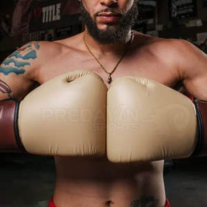 2024 último diseño logotipo personalizado impreso guantes de entrenamiento de boxeo de alta fabricación con empuñaduras - Product Image 6