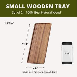 Bandeja DE SERVICIO DE MADERA multiusos de la mejor calidad con superficie antideslizante ideal para un servicio seguro y fácil disponible en la exportación - Product Image 5