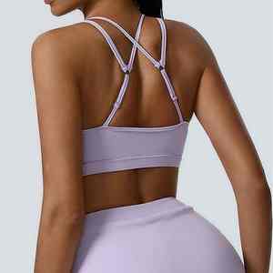 Femmes beau dos haut Push Fitness sport soutien-gorge respirant vêtements de sport pour Yoga course sport sous-vêtements confortables hauts - Product Image 6