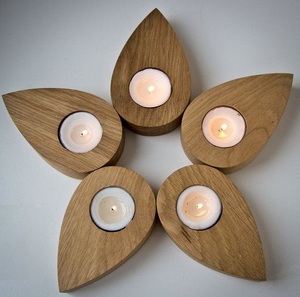 New Design Wooden <b>Candle</b> Holder for Home Decor - Product Image 4