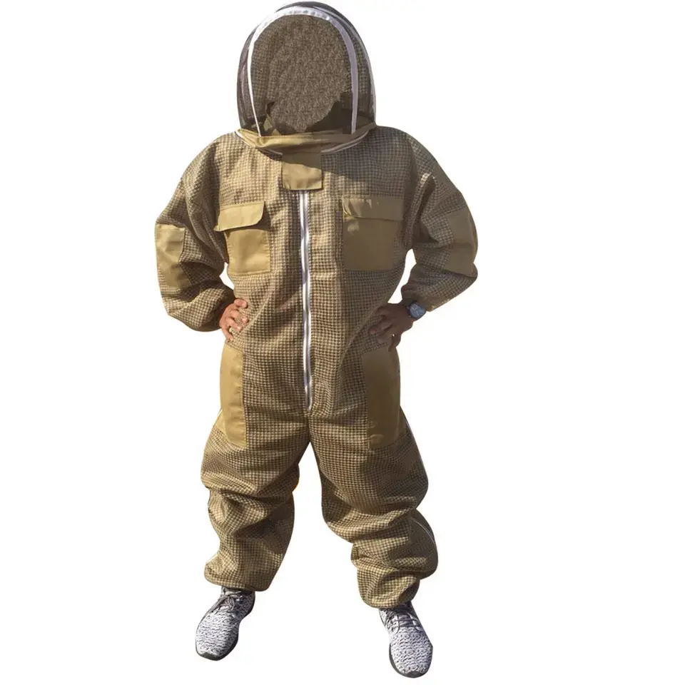 New Arrival Adult Three Layers Mesh Latest Design Non-Woven Beekeeping Suits For Professional Bee Keepers