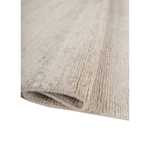 Alfombras de Lana Tejidas a Mano de Gran Tamaño Blythe Ivory para Sala de Estar, Alfombra Rectangular de Color Sólido para Pasillo IA-2001 - Product Image 2