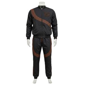 Ensemble survêtement coupe-vent personnalisé OEM pour homme, en nylon réfléchissant, deux pièces, jogging, imperméable, vêtements de course, streetwear - Product Image 1