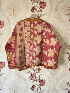 Wholesale Lot Indian Vintage Short <b>Kantha</b> <b>Jacket</b> Handmade Cotton Quilted <b>Jacket</b> Womens Wear Winter Coat - Product Image 3