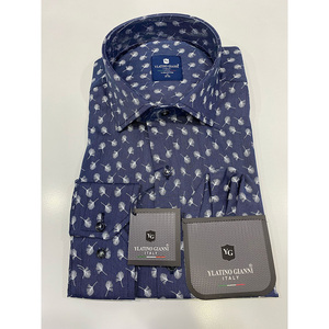 Chemise Homme Slim Fit en Popeline 100% Coton Sans Manches Col Montant Fermeture Boutonnée Infroissable Séchage Rapide Teinte en Fil Collection Printemps - Product Image 5