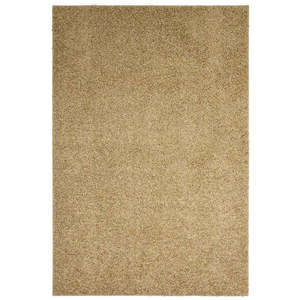 Tapis shaggy lavable Netline Home Fiji, couleur beige latte, à poils longs - Product Image 1