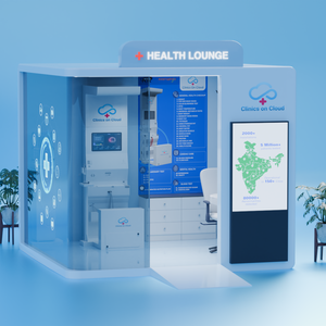 ตู้บริการสุขภาพอัจฉริยะ AI Health Lounge แบบออลอินวัน พร้อมจอ LCD แบบ OEM ที่ปรับแต่งได้ - Product Image 3