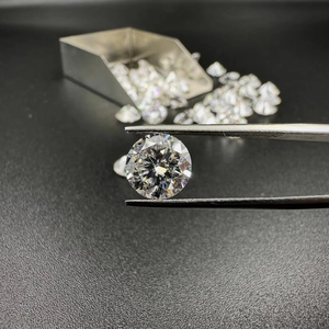 Alta calidad 1-30mm blanco DEF Color VVS redondo creado en laboratorio piedra preciosa de moissanita suelta al por mayor - Product Image 1