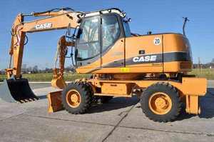 Excavatrice sur roues CASE d'occasion à vendre, faible consommation de carburant, équipement de construction prêt à être expédié - Product Image 2