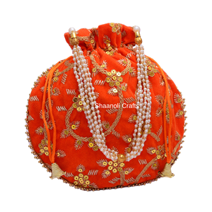 Bordado hecho a mano trabajo étnico indio bordado último diseño mujeres regalo de boda hermoso diseño Potli mujeres bolso bordado - Product Image 2