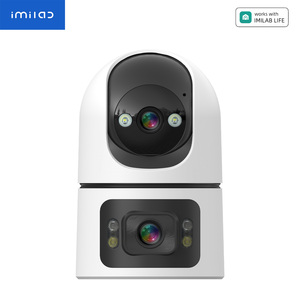 Cámara de Seguridad WiFi PTZ de Doble Lente para Interiores, 2K+2K, Visión Nocturna en Color, Seguimiento por IA, Almacenamiento en la Nube, Sensor CMOS H.264, Aplicación IMILAB LIFE - Product Image 1