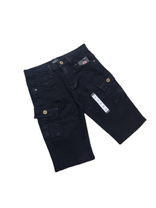 กางเกงขาสั้นผ้ายีนส์ขาบานสำหรับผู้ชายกางเกงขาสั้นผ้าเดนิมแบบสั่งทำน้ำหนักมากระบายอากาศเข้มเข้ม - Product Image 5