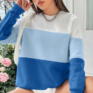Top Tendance Lâche Hiver Coton/Polyester Haute Qualité Sweat Shirt pour Femmes Long Hiver O Cou Col Nouveau Style - Product Image 4
