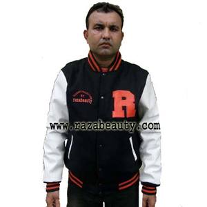 Écusson de broderie chaud pour hommes de haute qualité personnalisé OEM College Jacket Bomber Varsity Letterman Jacket avec logo personnalisé pour l'hiver - Product Image 3