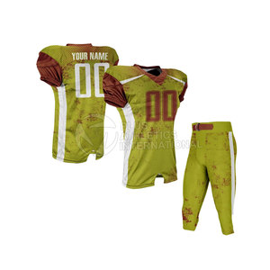 Uniforme de fútbol americano sublimado personalizado al por mayor para jóvenes y hombres uniforme de fútbol americano personalizado - Product Image 1