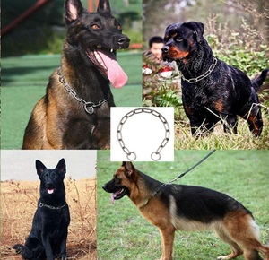 Staal verzinkt choke ketting collier lange schakel - Product Image 6