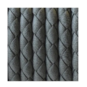 High Quality Custom Design <b>Braided</b> Leather <b>Cord</b> with Necklace Bracelet Components Direct Export for Jewelry Making - Product Image 1