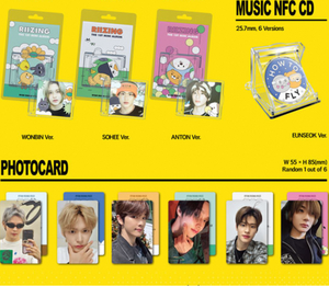 Paquete de Decoración de CD-R Originales Ent. KPOP RIIZE 1er Mini Álbum [RIIZING] Versión Coleccionista con Photocard y Photobook - Product Image 1