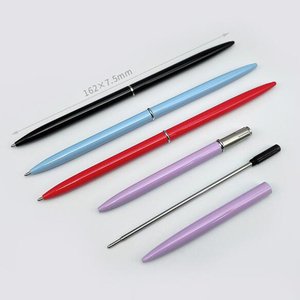 NM-073 Wholesale <b>Cheap</b> Twist Multi-color Options Smooth Writing Metal Hotel Premium Business Ballpoint Pen Customizable logo - Product Image 3