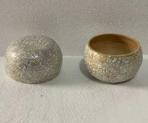 Bol de service authentique en bambou du Vietnam fait à la main et durable pour l'affichage de collations aux fruits Produit écologique Ustensiles faits à la main - Product Image 1