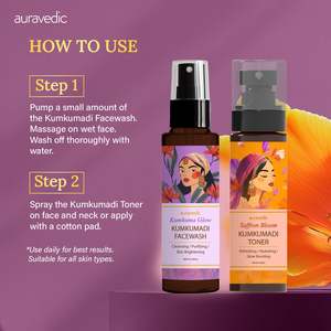 Kit Esencial Diario para el Cuidado de la Piel Kumkumadi, Set de Cuidado Facial con Colágeno, Niacinamida y Péptidos para el Tratamiento del Acné - Product Image 6