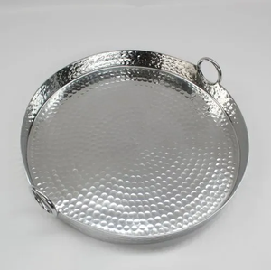 ถาดเสิร์ฟขนมปังอลูมิเนียมโลหะขัดเงามือแบบทันสมัย - Product Image 3