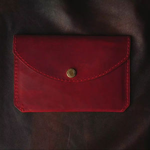 Custom Design Vintage Style Genuine <b>Leather</b> Clear Cover <b>Passport</b> Card <b>Holder</b> PTH-0044C - Product Image 1