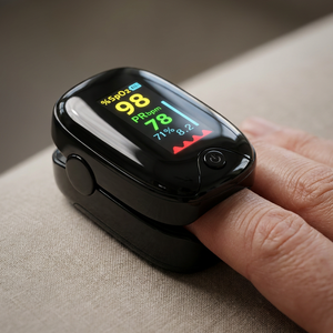 Oxymètre de pouls au doigt, moniteur d'oxygène sanguin, moniteur de fréquence cardiaque, oxymètre OLED/TFT - Product Image 2