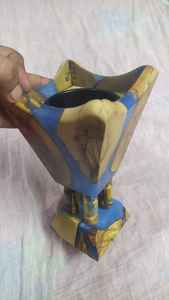 เตาเผาบัคฮูร์ไม้กระถินเทศคุณภาพสูงเคลือบอีพ็อกซี่เรซิ่น สไตล์อาหรับ รอมฎอน มูบาร็อค 2025 กลิ่นหอมหลากหลาย ใช้สำหรับกระจายกลิ่นอโรมาเธอราพี - Product Image 5