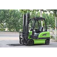 Chariot élévateur électrique professionnel 2 tonnes, mât en acier de 3 mètres, entretien facile, contrôle précis, vente en gros