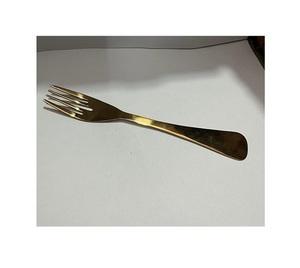 Elegante cuchara de acero inoxidable hecha a mano de lujo con color extra premium y color dorado brillante a un costo barato - Product Image 1