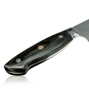 มีดทำครัวเหล็กดามัสกัส คุณภาพสูง ด้ามไม้ มีดเชฟเหล็กดามัสกัสทำมือ ขาย - Product Image 4