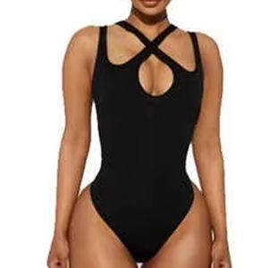 Top Quality Customized Black <b>Bodysuit</b> for Women Tummy Control Seamless Fashion Going Out Sleeveless <b>Bodysuit</b> <b>Strapless</b> - Product Image 1