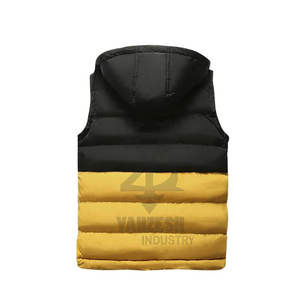 Abrigo ajustado informal para hombre, chaqueta acolchada sin mangas con cuello levantado para invierno y otoño - Product Image 2