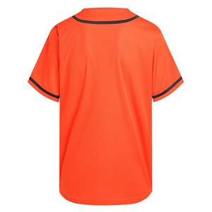Camiseta de béisbol, camiseta de equipo personalizada, ropa deportiva atlética con botones, uniforme de entrenamiento de manga corta de malla transpirable, cómodo - Product Image 2