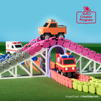 Snapa Track ZH070 en plastique durable certifié CE avec moteur à vis sans fin à double arbre pour les enfants de 8 à 13 ans