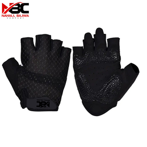 NBC Breathable Leather Half-<b>Finger</b> <b>Bike</b> Gloves for Racing and Cycling Protective Bicycle Gear - Product Image 2