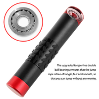 Vente en gros de corde à sauter lourde en alliage PVC et aluminium pour le fitness à domicile corde à sauter réglable avec logo personnalisé