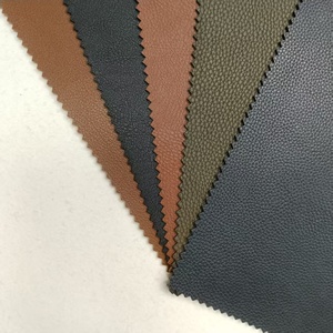 Muestra gratis cuero sintético superior texturizado duradero resistente a la abrasión cuero Pu para zapatos tela de cuero Artificial Pu - Product Image 4