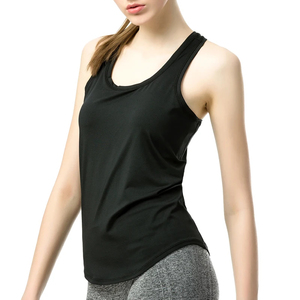 Wholesale Custom Logo Plain Summer Woman Sexy Sleeveless Shirts Female <b>Racerback</b> Cotton Ribbed Women Yoga Tank <b>Top</b> - Product Image 5