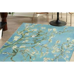 Alfombra con Estampado de Árbol de Almendro en Flor - Alfombra Botánica para Decoración del Hogar, Alfombra de Chenilla - Product Image 2