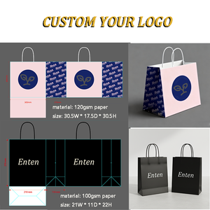 Bolsa de Papel Kraft Personalizada con Asas para Comida para Llevar, Hamburguesas y Snacks - Product Image 4