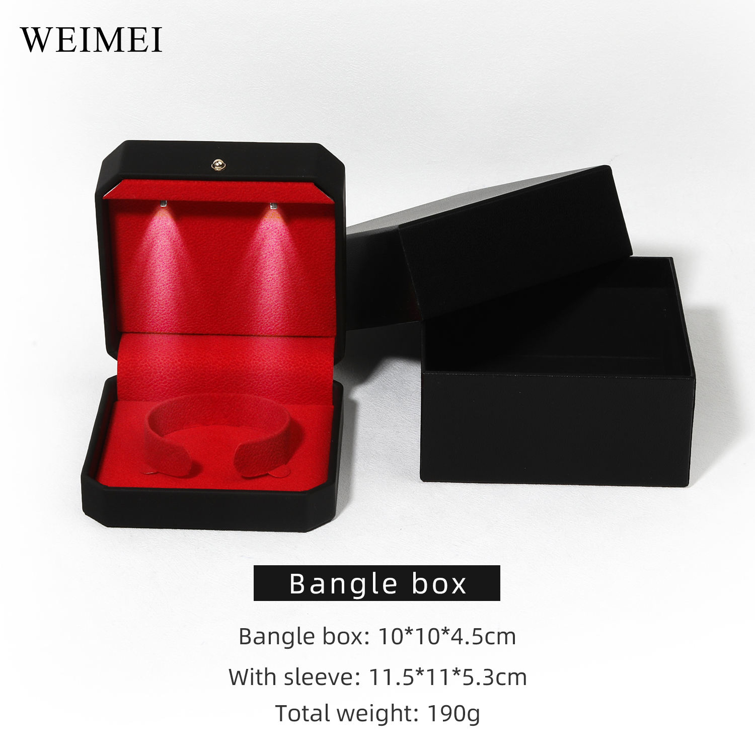 กล่องกำไลสีดำ