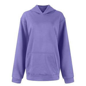 Sudadera con Capucha Extra Grande Personalizada para Mujer, 100% Algodón, con Estampado en Serigrafía y Hombros Caídos - Product Image 2