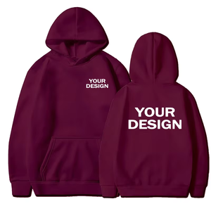 Sudaderas con capucha con estampado personalizado de hombro caído para hombre y mujer, ropa informal holgada, sudaderas con capucha de Color sólido, ropa de calle con personalidad de manga larga con capucha - Product Image 4