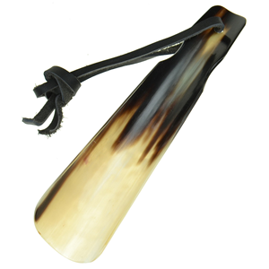 Premium Quality Handcrafted Natural Real Horn Shoehorn Luxury <b>Leather</b> Smooth Shoe Horn <b>Tool</b> - Product Image 2