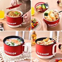 NOUVEAU - Marmite électrique pour dortoir avec poignée pliable, cuiseur à ramen et mini-cuiseur à riz électrique portable 110V