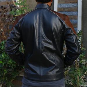 2025 vendedor superior para hombre chaqueta de pelo de vaca de cuero Original abrigo de invierno cálido transpirable High Street prendas de vestir exteriores chaquetas de pelo de vaca - Product Image 2