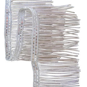 Coupe de fil de lingot tressé de haute qualité et frange de gland pour vêtements Dentelle de frange de la plus haute qualité - Product Image 4
